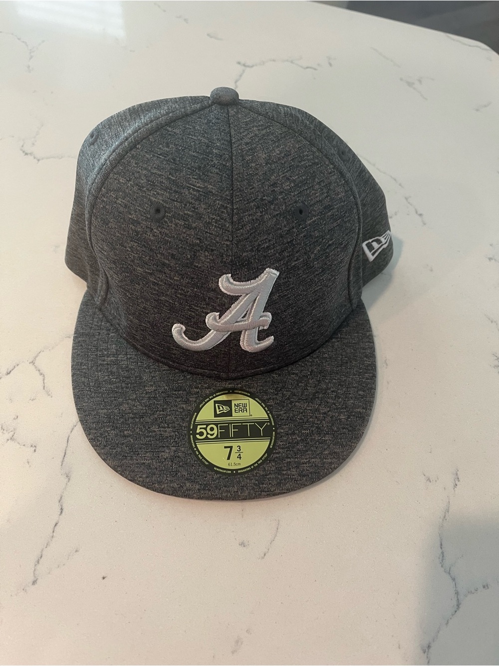 New Era Men’s Dark Grey Heather 'A' 59FIFTY Fitted Cap